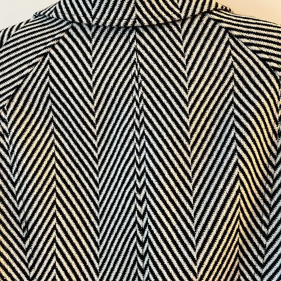 EUC Nine West Trapeze Chevron Jacket Size 14 - Picture 6 of 11